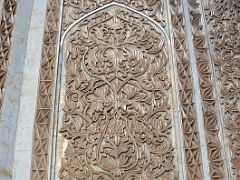 29 Ornate Carved Panel Next To The Entrance To Tomb Of Abakh Hoja Near Kashgar.jpg